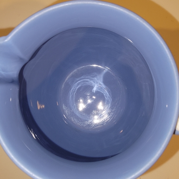Classic Blue and White Ceramic Pitcher - Picture 4 of 5